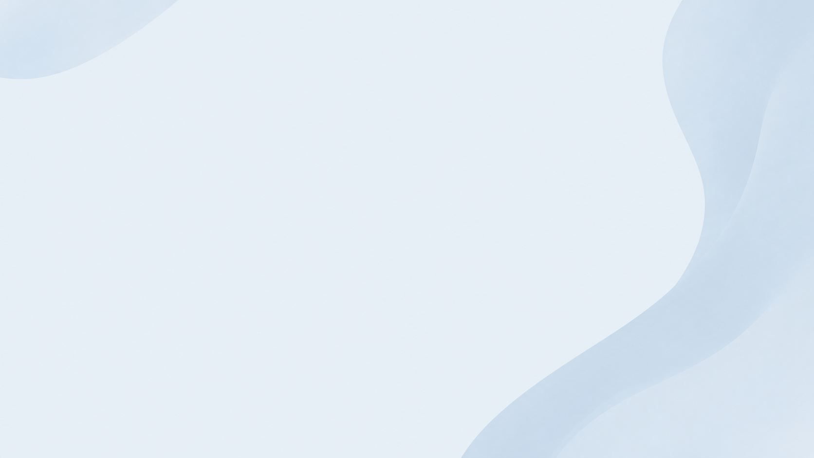 Extremely pale blue organic forms
